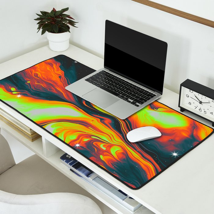 TWIN FLAME Desk Mat Gallery Image 2