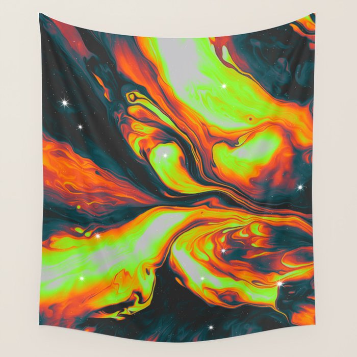 TWIN FLAME Wall Tapestry Gallery Image 1