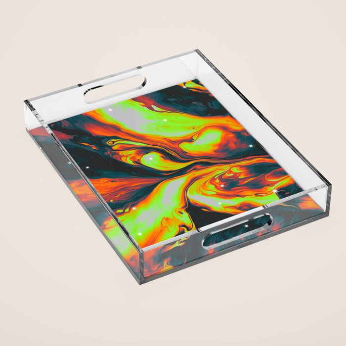 TWIN FLAME Acrylic Tray Gallery Image 1