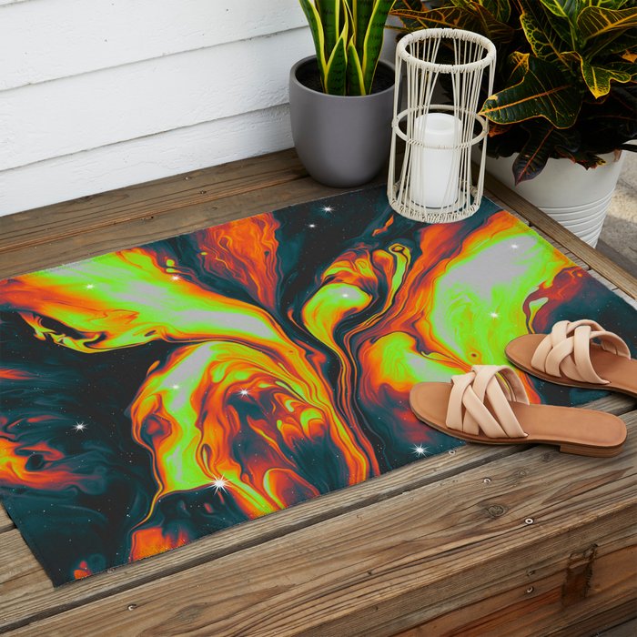 TWIN FLAME Outdoor Rug Gallery Image 2