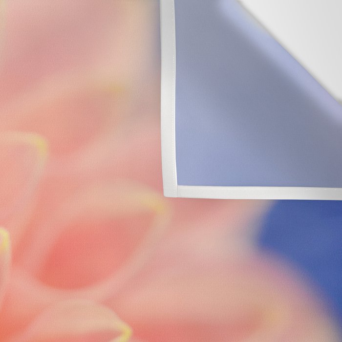 Enlightened -pink autumn dahlia flower photography Wall Tapestry Gallery Image 3
