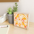 Desert Unicorn - yellow and red-orange Mini Art Print Gallery Image 2