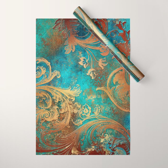 Ornament Rust Texture 07 Wrapping Paper