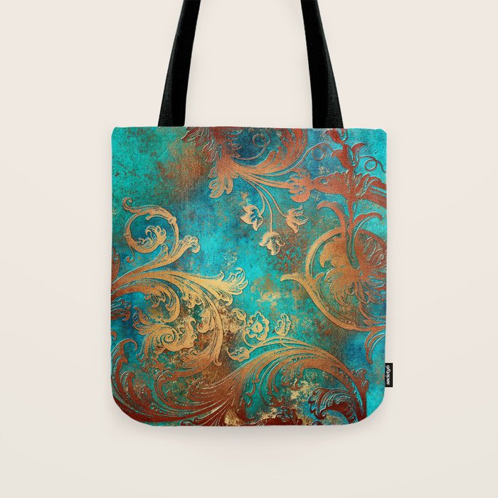 Ornament Rust Texture 07 Tote Bag Gallery Image 1