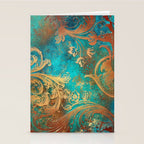Ornament Rust Texture 07 Stationery Card Gallery Image 2
