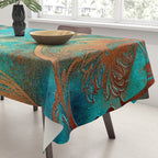 Ornament Rust Texture 07 Tablecloth Gallery Image 3