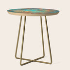 Ornament Rust Texture 07 Side Table Gallery Image 1