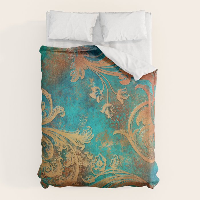 Ornament Rust Texture 07 Duvet Cover Gallery Image 6