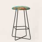 Ornament Rust Texture 07 Stool Gallery Image 1