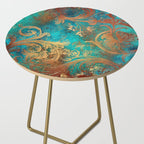 Ornament Rust Texture 07 Side Table Gallery Image 2