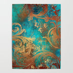 Ornament Rust Texture 07 Poster Gallery Image 4