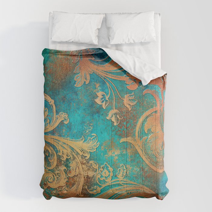 Ornament Rust Texture 07 Comforter Gallery Image 6