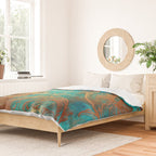 Ornament Rust Texture 07 Duvet Cover Gallery Image 2