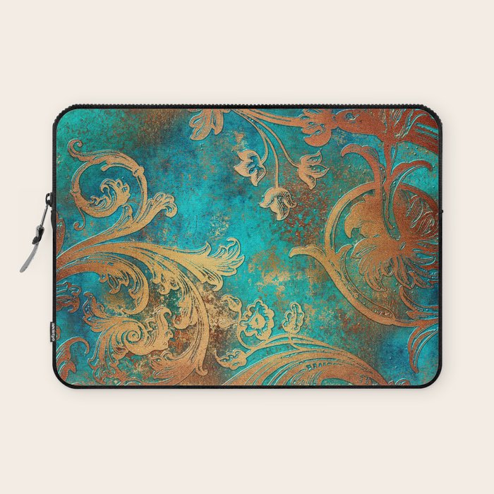 Ornament Rust Texture 07 Laptop Sleeve Gallery Image 1