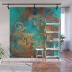 Ornament Rust Texture 07 Wall Mural Gallery Image 1