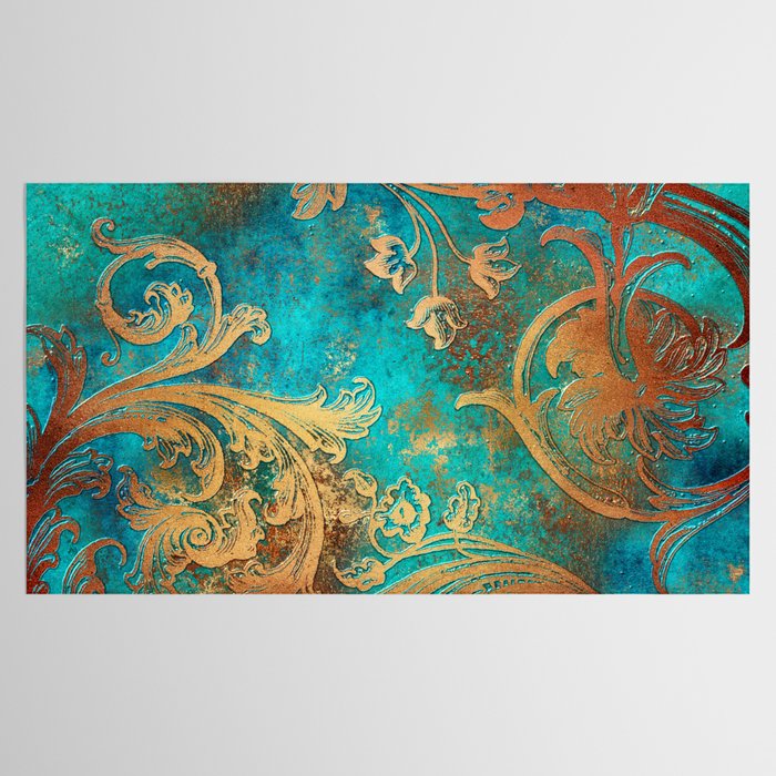 Ornament Rust Texture 07 Tablecloth Gallery Image 2