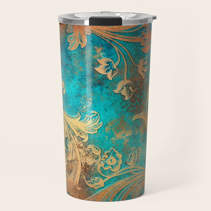 Ornament Rust Texture 07 Travel Mug Gallery Image 1