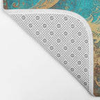 Ornament Rust Texture 07 Bath Mat Gallery Image 2