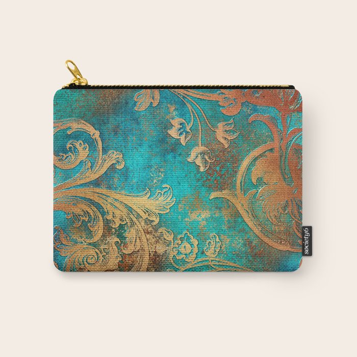 Ornament Rust Texture 07 Carry All Pouch Gallery Image 1