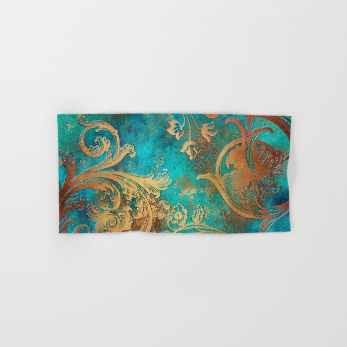 Ornament Rust Texture 07 Bath Towel Gallery Image 1