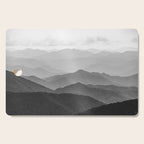 Forest Fade - Black and White Landscape Nature Photography Cutting Board Gallery Image 1