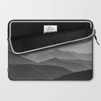 Forest Fade - Black and White Landscape Nature Photography Laptop Sleeve Gallery Image 2