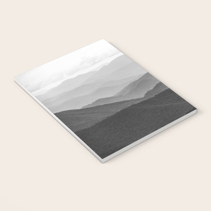Forest Fade - Black and White Landscape Nature Photography Notebook Gallery Image 3