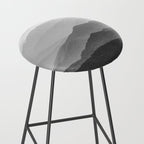 Forest Fade - Black and White Landscape Nature Photography Stool Gallery Image 2