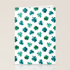 St. Patrick's Day Shamrocks Stationery Card Gallery Image 2