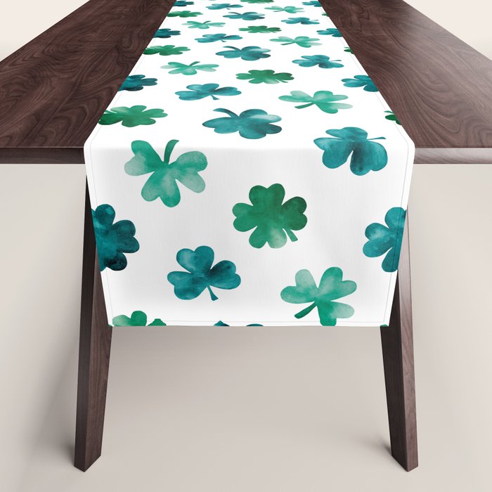 St. Patrick's Day Shamrocks Table Runner Gallery Image 1