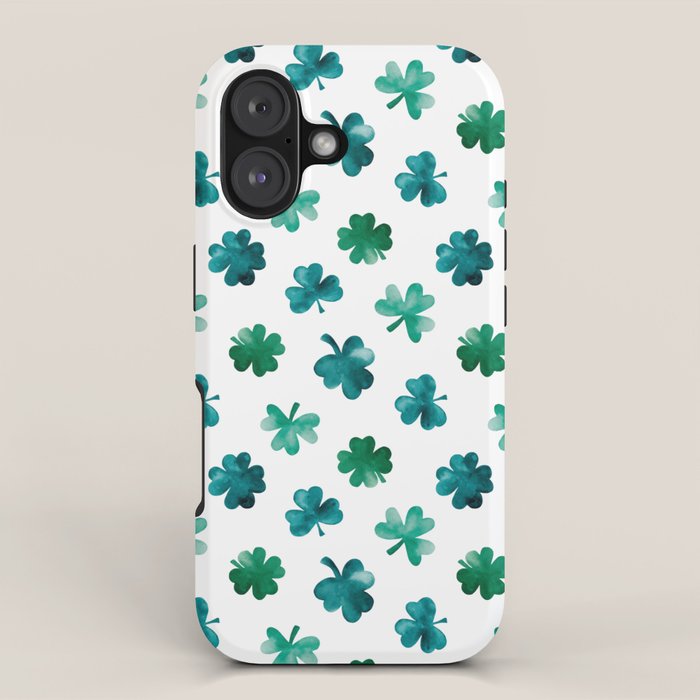 St. Patrick's Day Shamrocks iPhone Case Gallery Image 1
