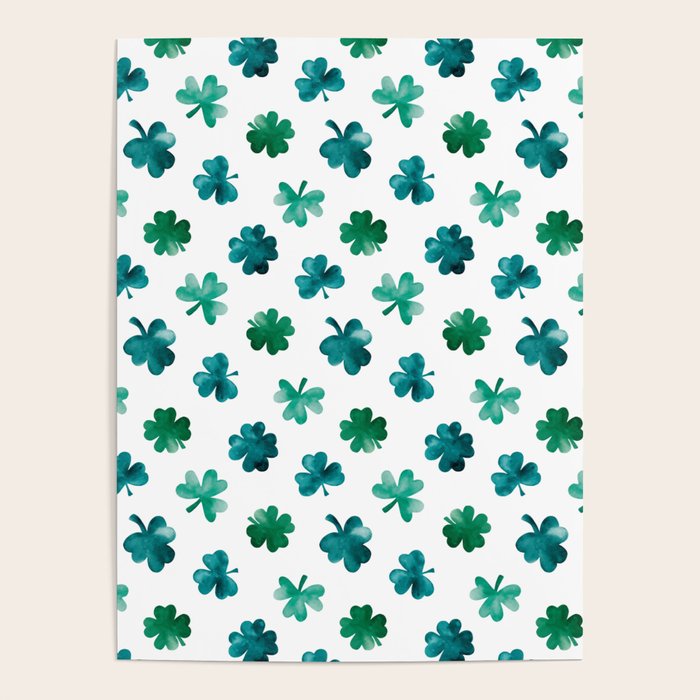 St. Patrick's Day Shamrocks Poster Gallery Image 4