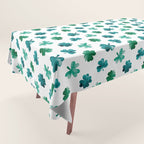St. Patrick's Day Shamrocks Tablecloth Gallery Image 1