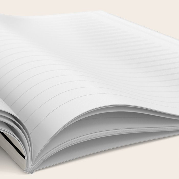 Minimal Arch LVII Vintage Creme and Black Modern Geometric Lines Notebook Gallery Image 2