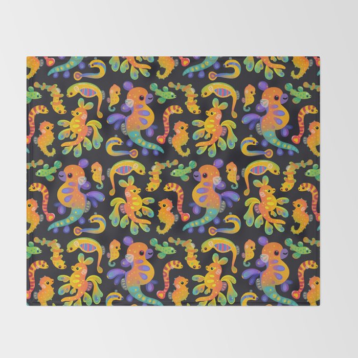 Pipefish Throw Blanket Gallery Image 2