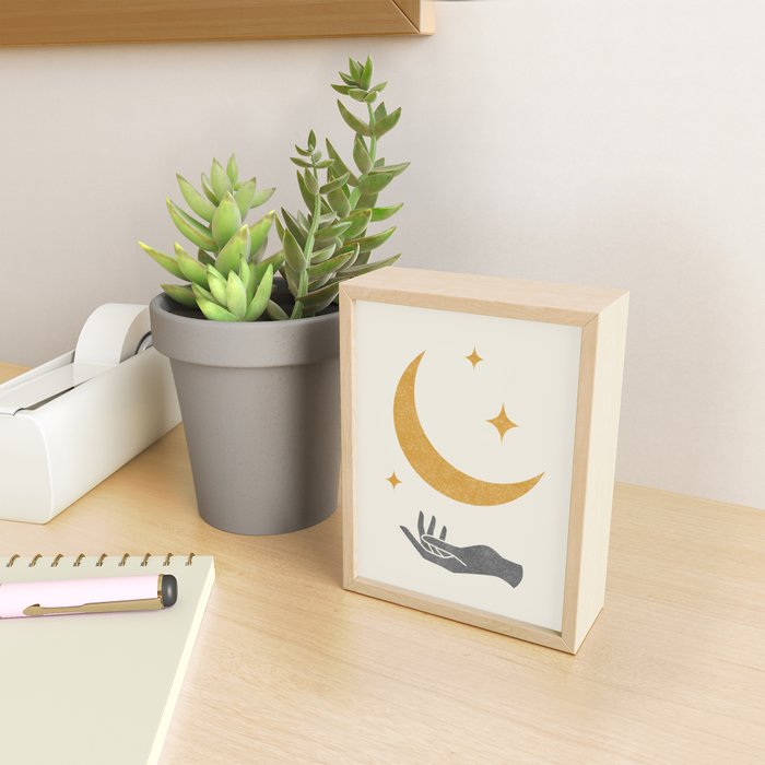 Moonlight Hand Mini Art Print Gallery Image 2