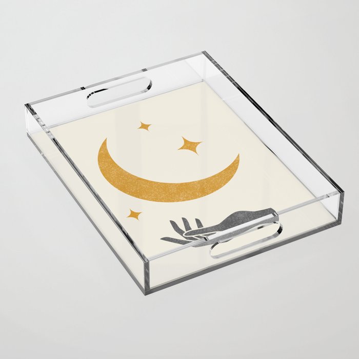 Moonlight Hand Acrylic Tray Gallery Image 1