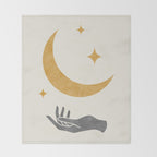 Moonlight Hand Throw Blanket Gallery Image 2