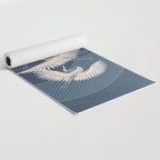 cranes, asian style art Yoga Mat Gallery Image 2