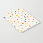 Happy Raindrops - Kids Minimalist Pattern Notebook Gallery Image 2