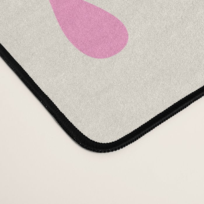 Happy Raindrops - Kids Minimalist Pattern Desk Mat Gallery Image 4