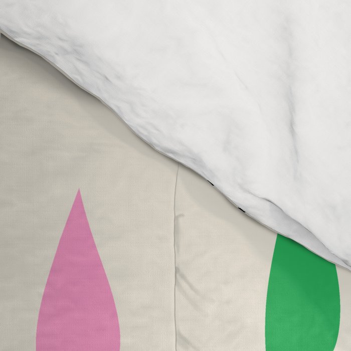 Happy Raindrops - Kids Minimalist Pattern Comforter Gallery Image 4