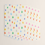 Happy Raindrops - Kids Minimalist Pattern Wrapping Paper Gallery Image 3