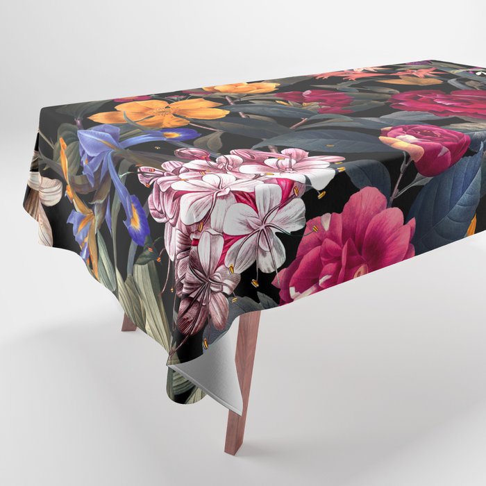 Floral Spice II - Night Tablecloth Gallery Image 1