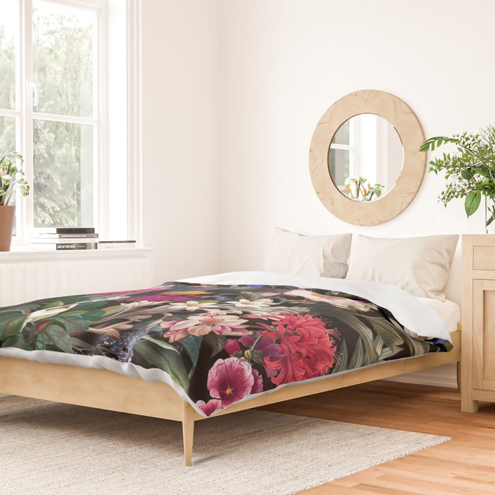 Floral Spice II - Night Duvet Cover Gallery Image 2