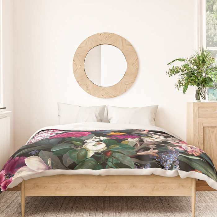 Floral Spice II - Night Duvet Cover Gallery Image 3