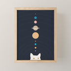 Cat Landscape 125 Mini Art Print Gallery Image 1