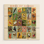 Birds of Hawaii Wood Wall Art Gallery Image 1