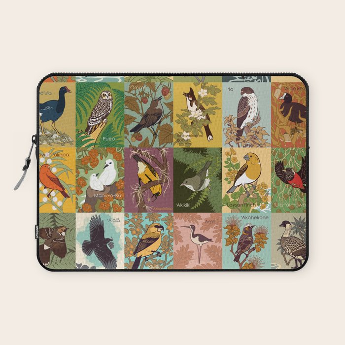 Birds of Hawaii Laptop Sleeve Gallery Image 1