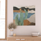 Cactus Landscape 2 Wall Tapestry Gallery Image 2